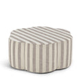 Flora Ottoman Stripe Brown