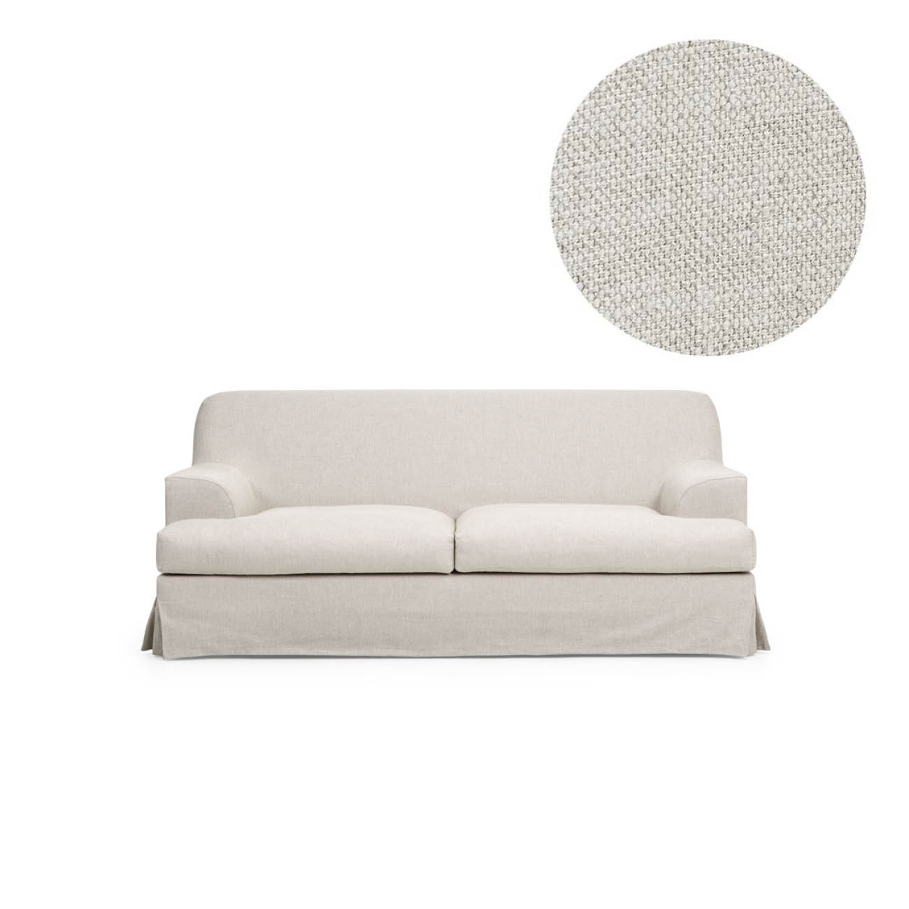 Klädsel till Frances 2-sitssoffa Off White