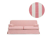 Cover Frances 2-Seat Sofa Stripe Coral