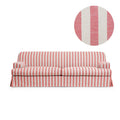 Cover Frances 3-Seat Sofa Stripe Coral