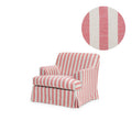 Cover Frances Armchair Stripe Coral