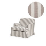 Cover Frances Armchair Brown Stripe