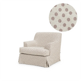 Cover Frances Armchair Brown Dots