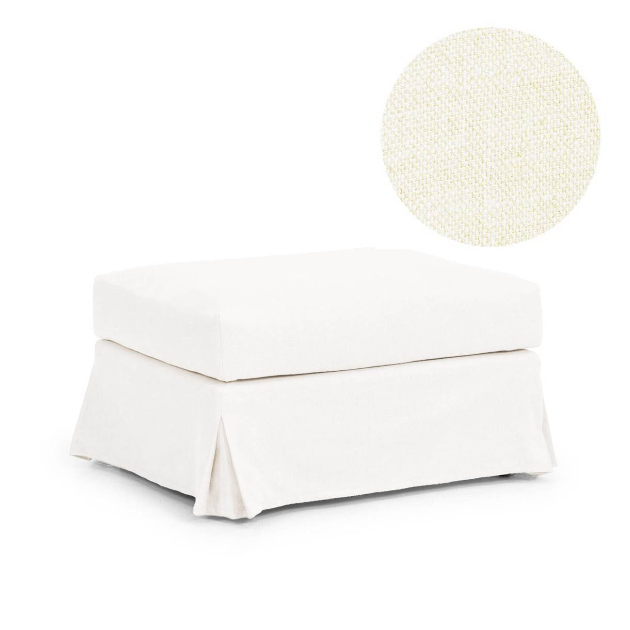 Klädsel Frances Sittpuff True White
