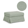 Cover Frances Ottoman Pistachio