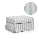 Cover Frances Ottoman Stripe Blue
