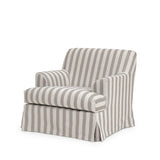 Frances Armchair Brown Stripe