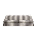 Frances 3-Seat Sofa Stripe Black