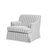 Frances Armchair Stripe Blue