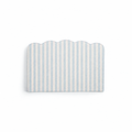 Johanna Headboard Striped Blue 140 cm
