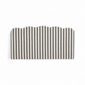 Johanna Headboard Stripe Black 180 cm