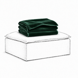 Cover Luca Footstool Emerald Green