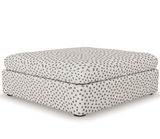 Lucie Ottoman Black Dots