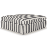 Lucie Ottoman Stripe Black