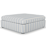 Lucie Ottoman Stripe Blue