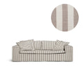 Cover Luca Grande 2-Seat Sofa Stripe Brown