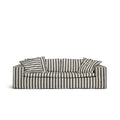 Luca Grande 2-Seat Sofa Stripe Black