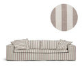 Cover Luca Grande 3-Seat Sofa Stripe Brown