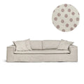 Cover Luca Grande 3-Seat Sofa Brown Dots