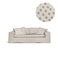 Cover Luca Original 2-Seat Sofa Brown Dots