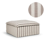 Cover Luca Ottoman Stripe Brown