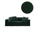 Upholstery Luca Grande 2-Seater Sofa Emerald Green