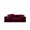 Luca Grande 2-Seat Sofa Ruby Red