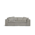 Luca Grande 2-Seater Sofa Striped Black
