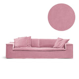 Upholstery Luca Grande 3-Seater Sofa Dusty Pink