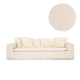 Upholstery Luca Grande 3-Seater Sofa Eggshell