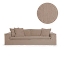 Upholstery Luca Grande 3-Seater Sofa Elephant