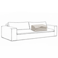 Cover Luca Grande 3-Seat Sofa Off White
