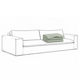 Upholstery Luca Grande 3-Seater Sofa Pistachio