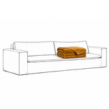 Cover Luca Original 3-Seat Sofa Amber
