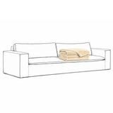 Cover Luca Original 3-Seat Sofa Creme