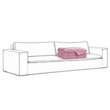 Cover Luca Original 3-Seat Sofa Dusty Pink