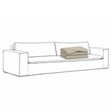 Cover Luca Original 3-Seat Sofa Khaki