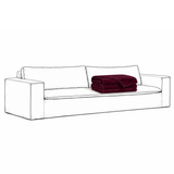 Cover Luca Original 3-Seat Sofa Ruby Red
