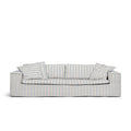 Luca Grande 3-Seat Sofa Stripe Blue