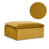 Upholstery Luca Footstool Amber