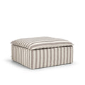 Luca Ottoman Stripe Brown