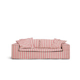 Luca Grande 2-Seat Sofa Stripe Coral