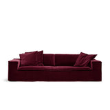 Luca Grande 3-Seat Sofa Ruby Red