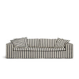 Luca Grande 3-Seat Sofa Stripe Black