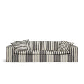 Luca Original 3-Seat Sofa Stripe Black