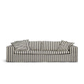 Luca Original 3-Seat Sofa Stripe Black