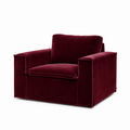 Luca Armchair Ruby Red
