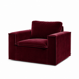 Luca Armchair Ruby Red