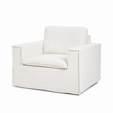 Luca Armchair True White