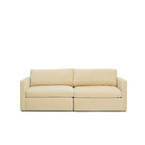 Lucie Grande 2-Seat Sofa Creme